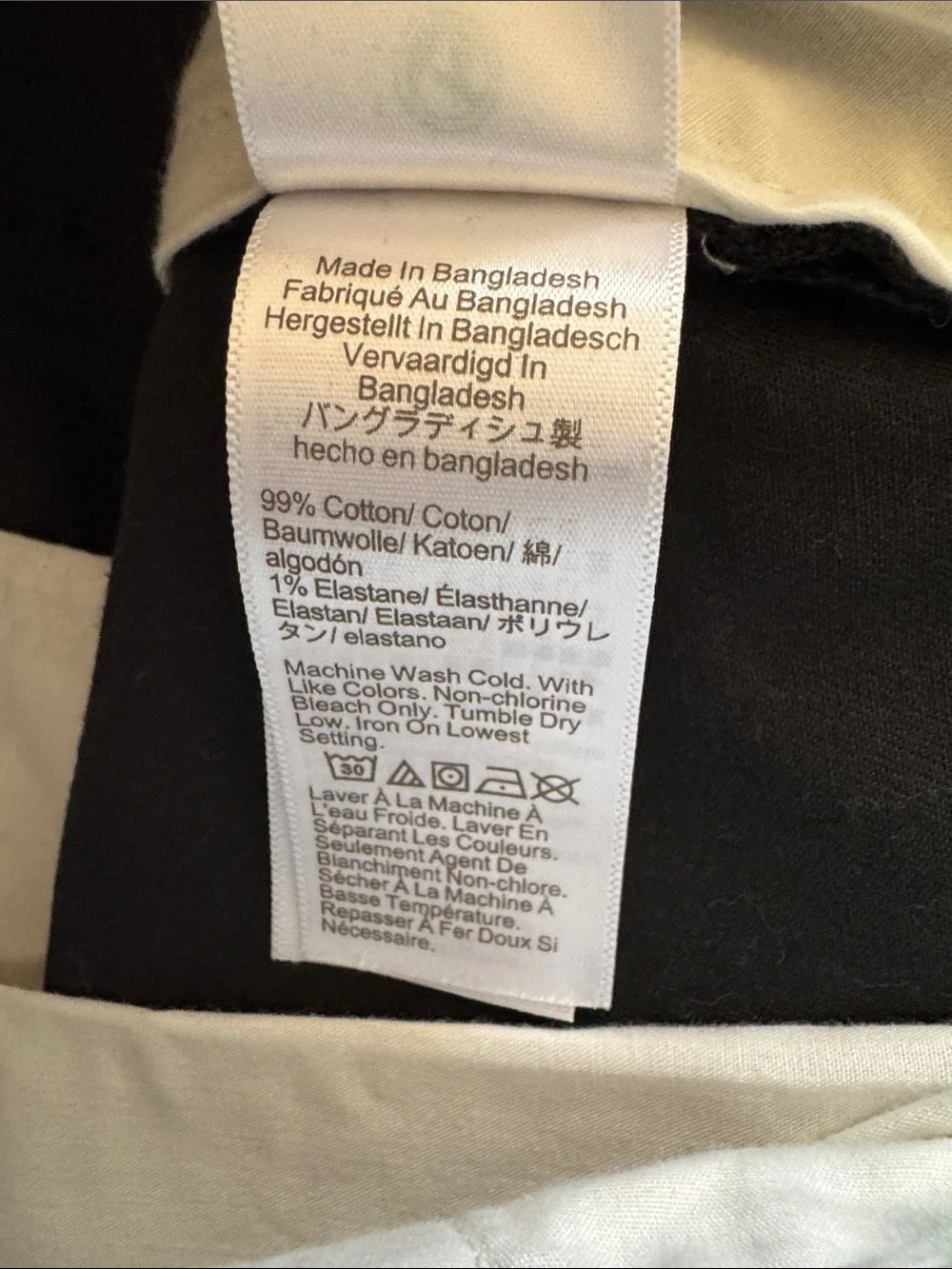 J. Crew Slim Straight Black Chinos